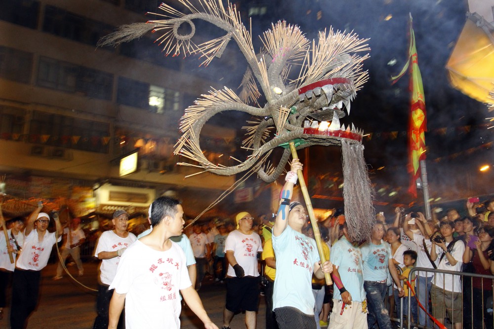 大坑舞火龍之起龍頭