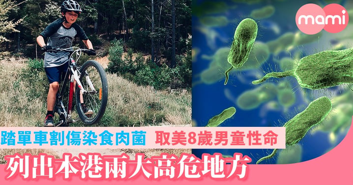 踏單車割傷感染食肉菌  取美8歲男童性命  列出本港兩大高危地方
