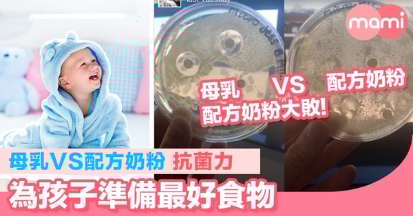 母乳VS配方奶粉抗菌力   配方奶粉大敗  為孩子準備最好食物