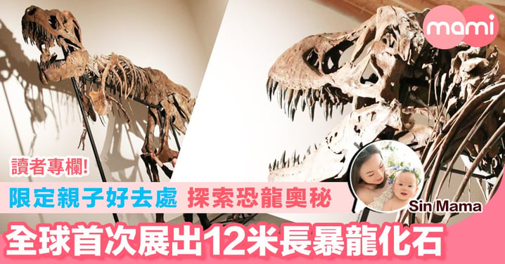 【限定親子好去處 探索恐龍奧秘 全球首次展出12米長暴龍化石】