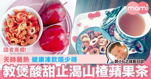 【天時暑熱 健康凍飲唔少得 教煲酸甜止渴山楂蘋果茶】