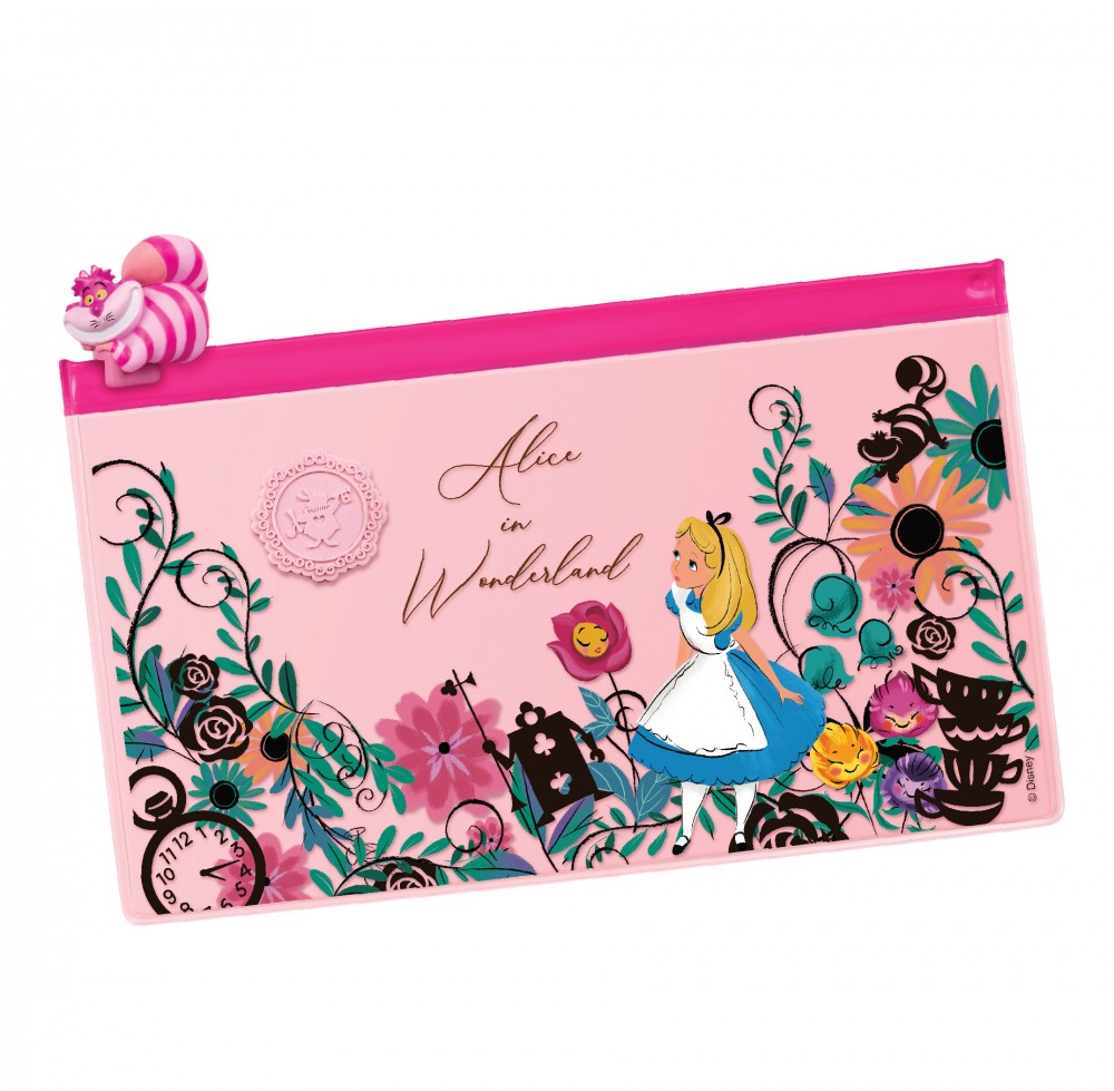 《愛麗絲夢遊仙境》長方形系列透明隨行袋