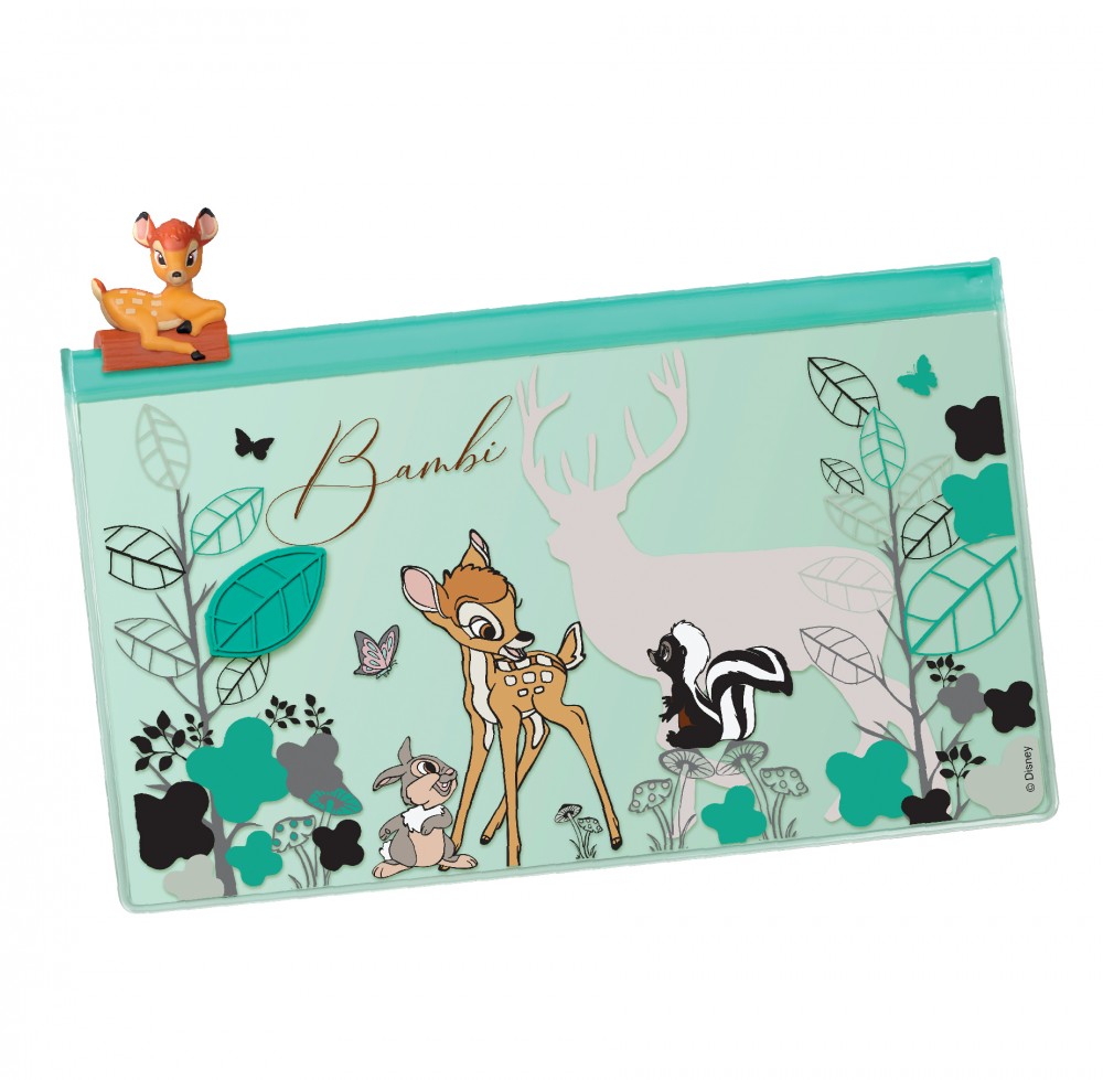 「小鹿斑比」長方形系列透明隨行袋