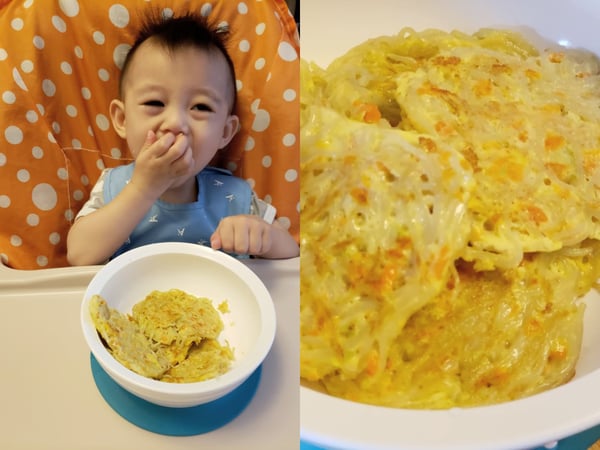 【嬰幼兒食譜 野菜QQ麵煎餅】