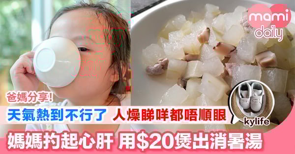 【媽咪簡單煲 X $20一大煲 X 消暑冬瓜粒粒湯】