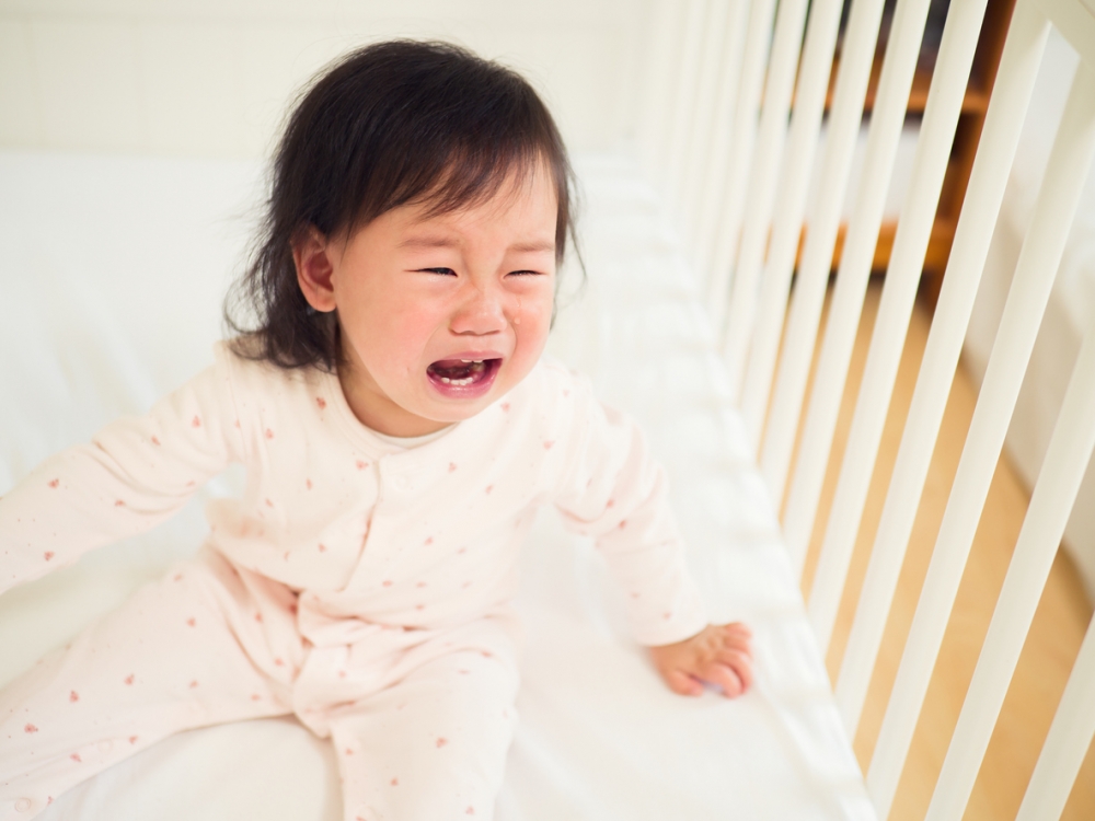 孩子晚上總是扭計不睡覺。