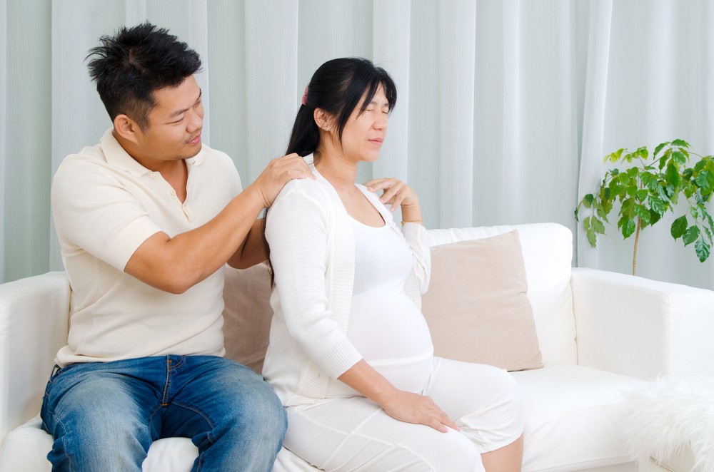 準爸爸要多為太太按摩