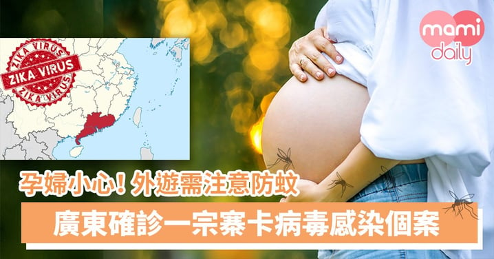 【孕婦小心】廣東確診一宗寨卡病毒感染個案 外遊需注意防蚊