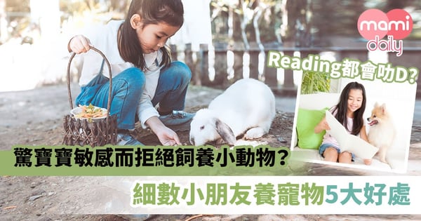 【飼養寵物】驚寶寶敏感而拒絕飼養小動物?細數小朋友養寵物5大好處