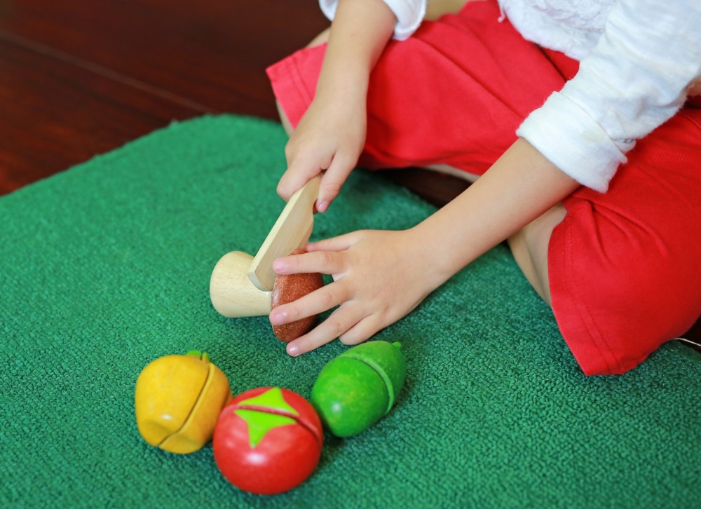 切食物可訓練小手肌