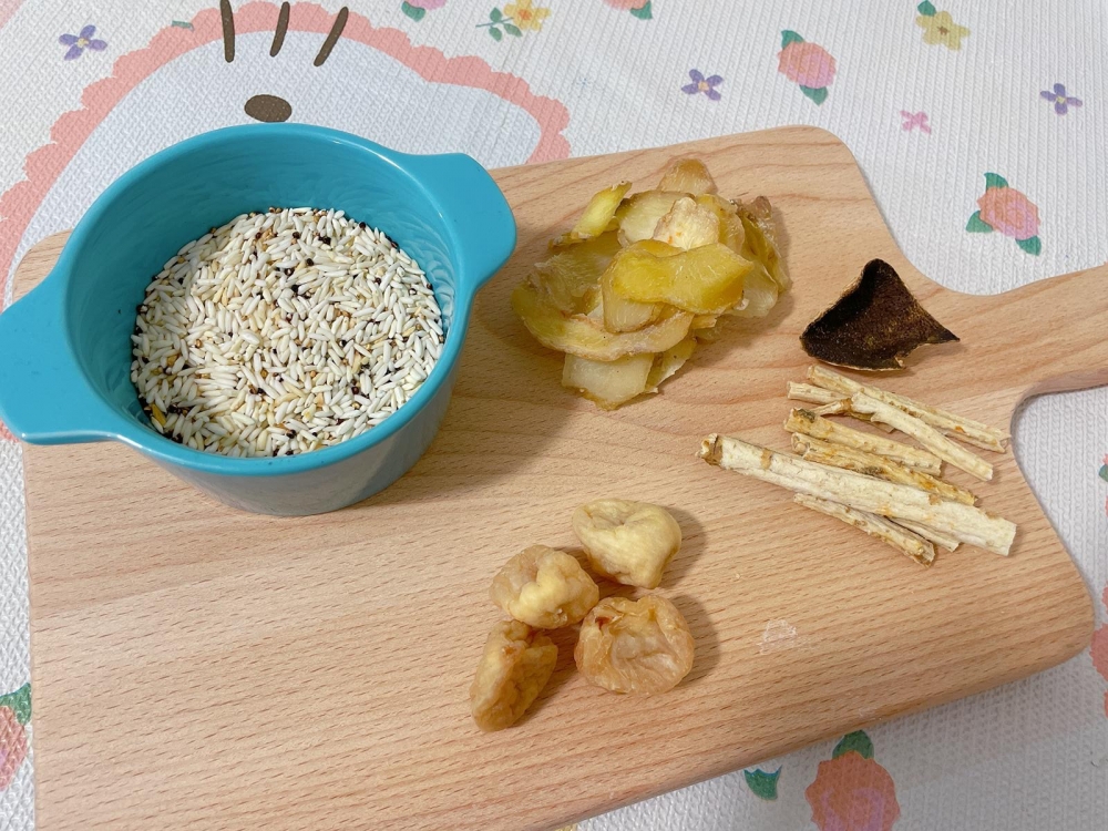 沙參玉竹無花果陳皮炒米茶