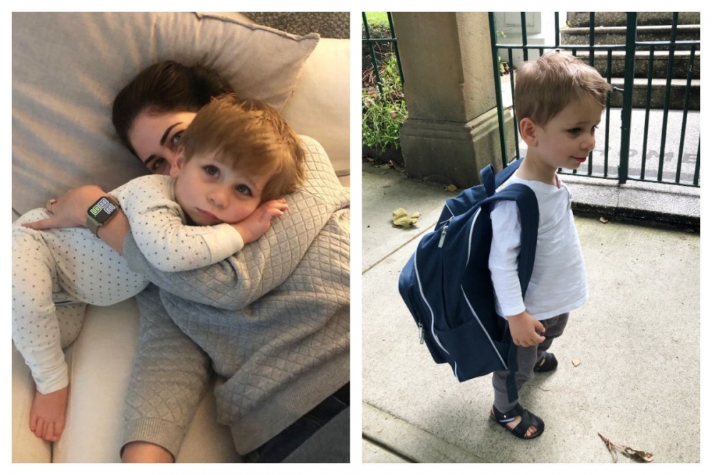 外國一位媽媽 Leigh 因愛兒首次上學而百般滋味在心頭