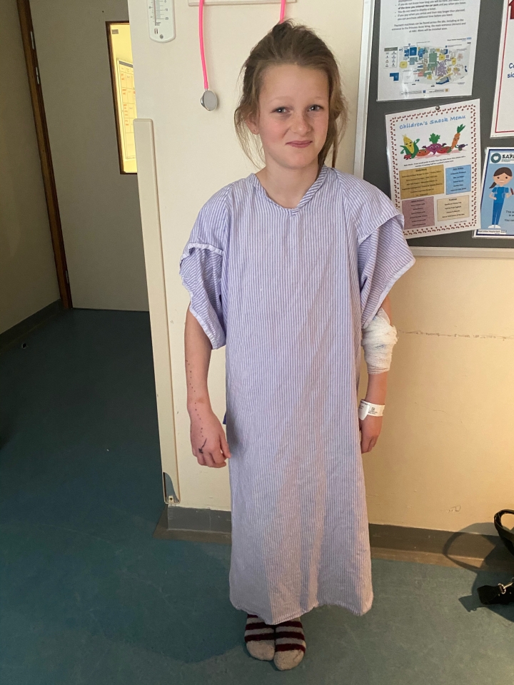 送院及時，女童被救回一命