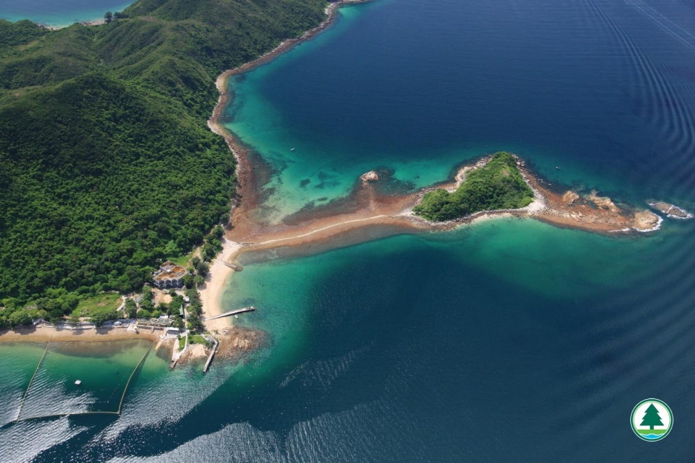 橋咀洲地質步道位於西貢區