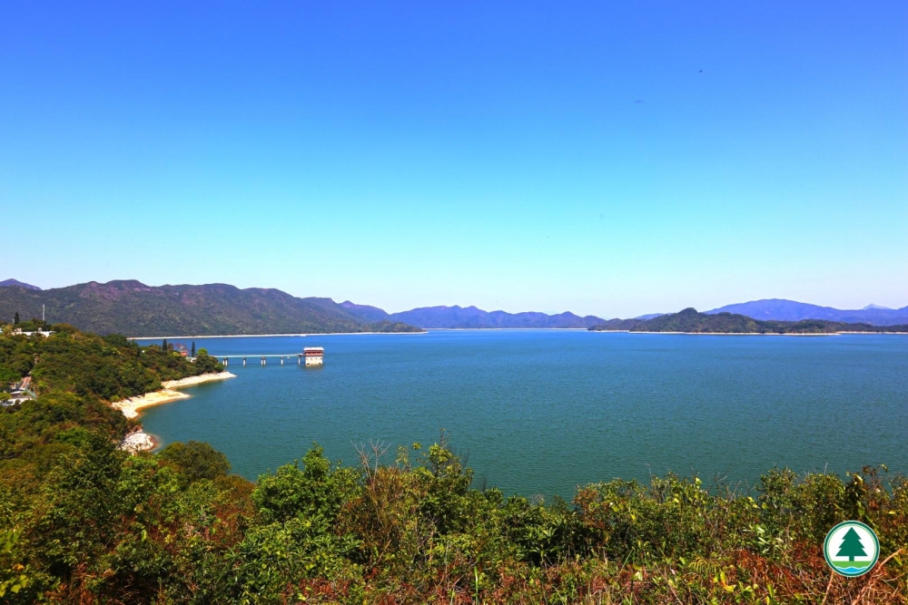 大美督家樂徑位於船灣淡水湖旁