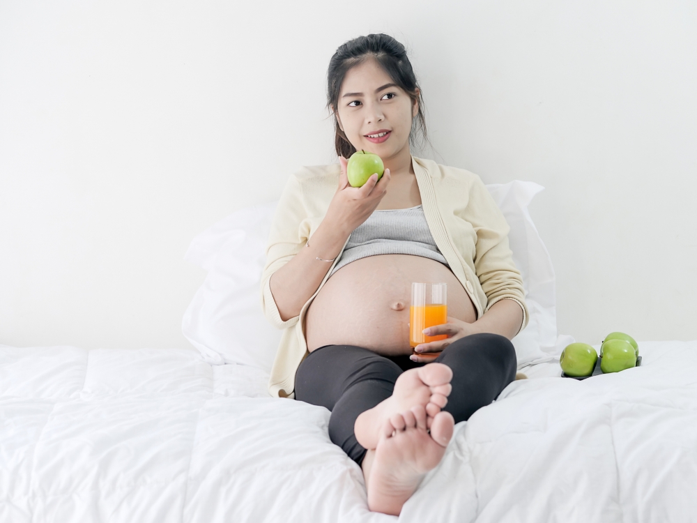 均衡且充足的營養亦是維持胎兒健康發育的首要條件