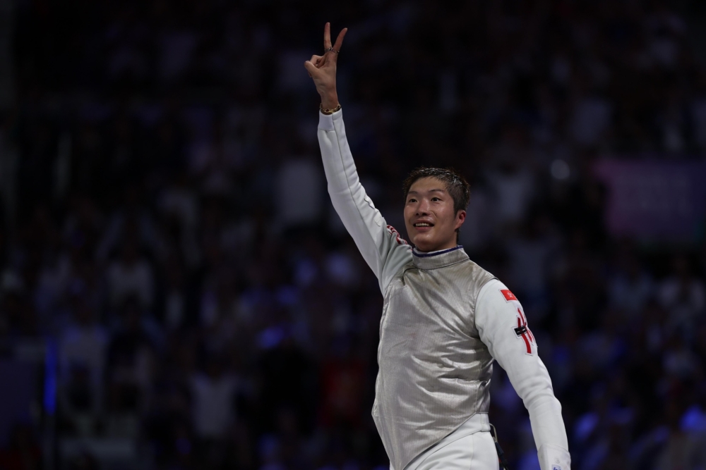 「香港劍神」張家朗(Edgar)在男子花劍個人賽中報捷,連續2屆奧運奪得金牌。