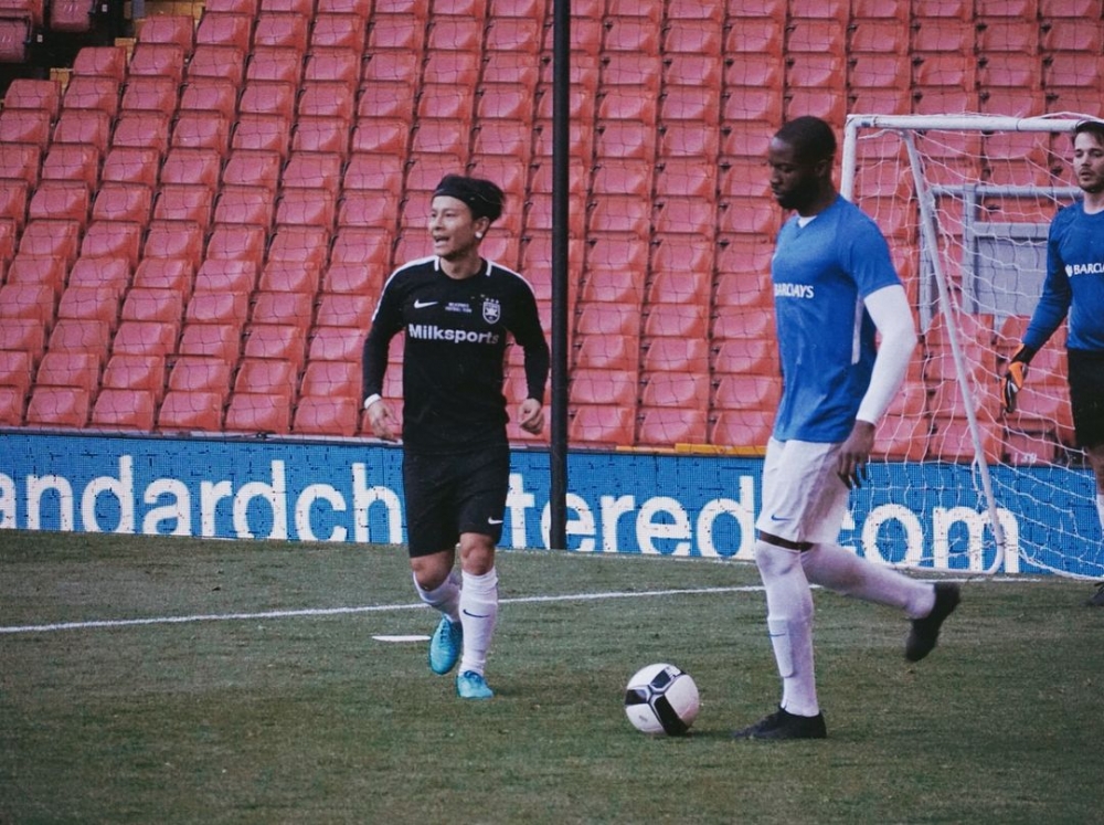 陳建安熱愛足球