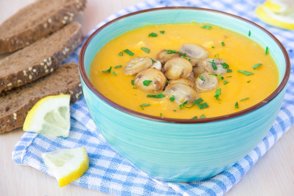 滾湯食譜之白蘑菇南瓜湯