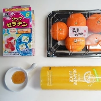 蜜柑香橙啫喱食材