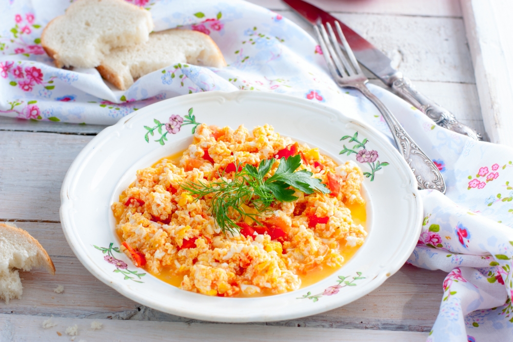 番茄炒蛋很美味