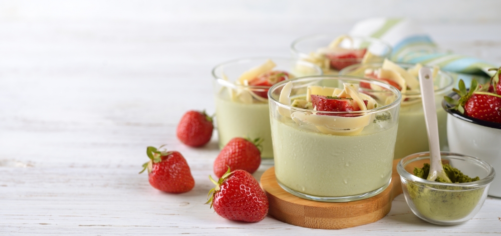 抹茶草莓啫喱