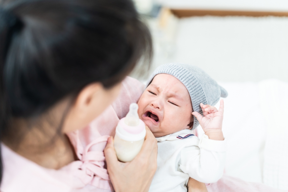 BB腸絞痛,奶奶的之後要求人妻斷奶。