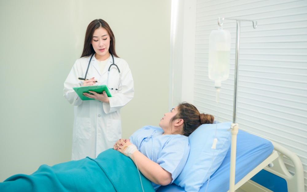 醫生證明胎兒很健康。