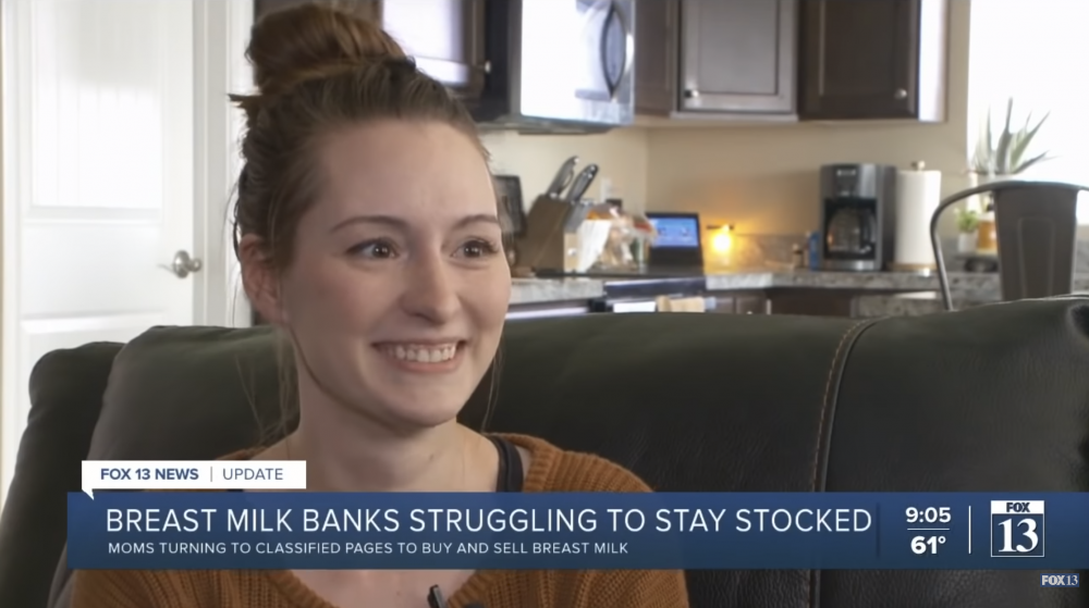 Alyssa的人奶量非常驚人。