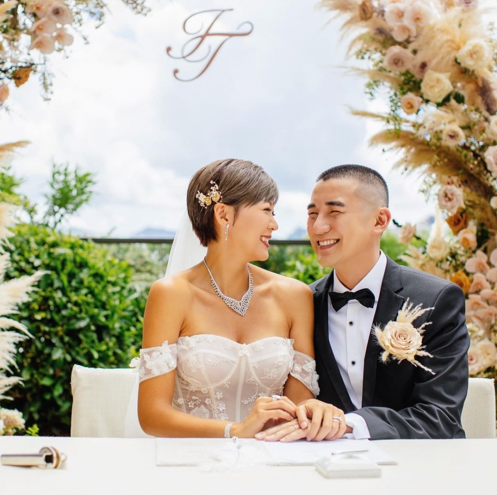 婚前Inez是運動型女性,一向纖瘦苗條