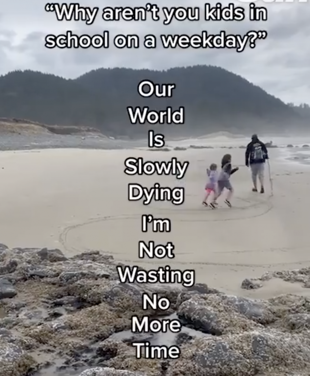 該名媽媽說到她不想浪費時間。