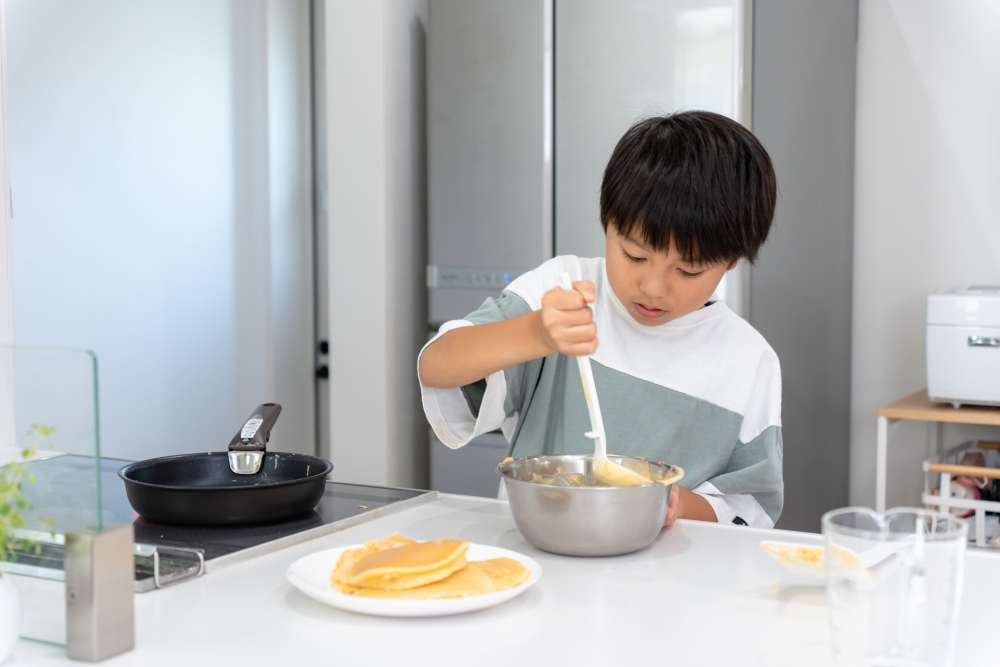 兒子想為家人在聖誕節烹飪美食