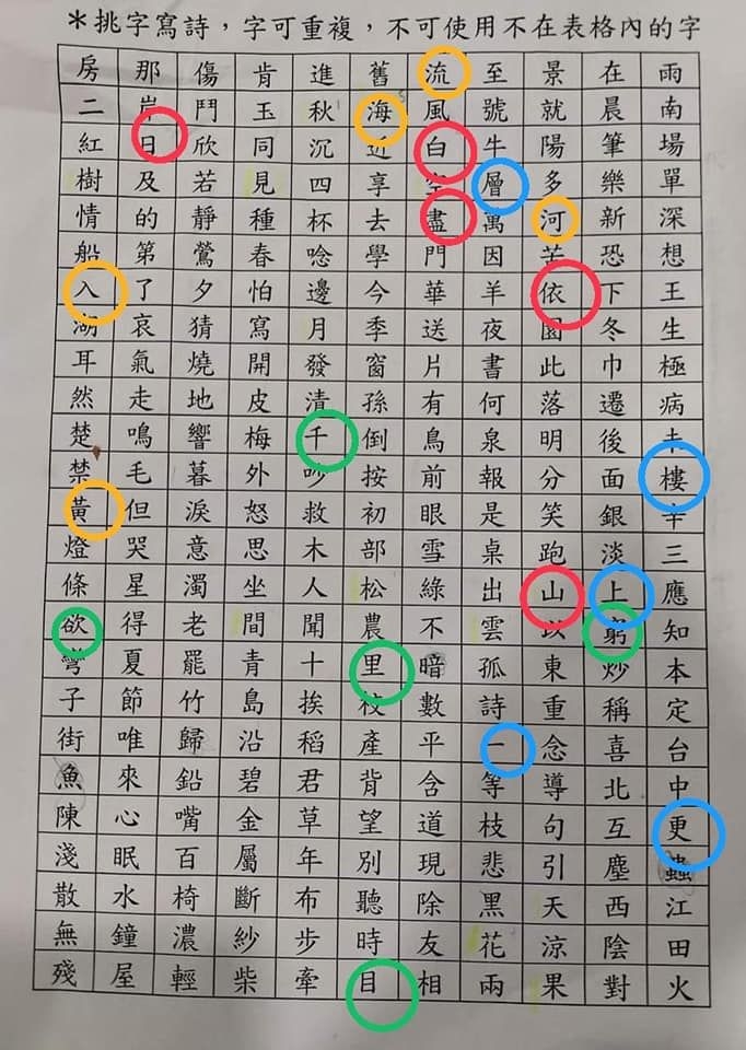 學霸出手圈出正確答案