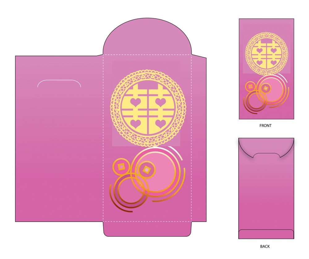 在正北方擺放9個紫色利是封可助孕