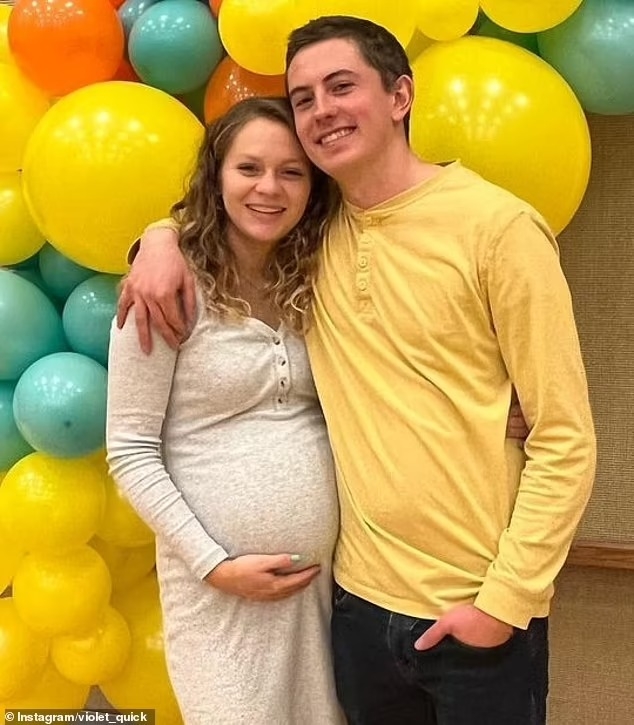 Violet與丈夫慶幸寶寶之後能順利發育