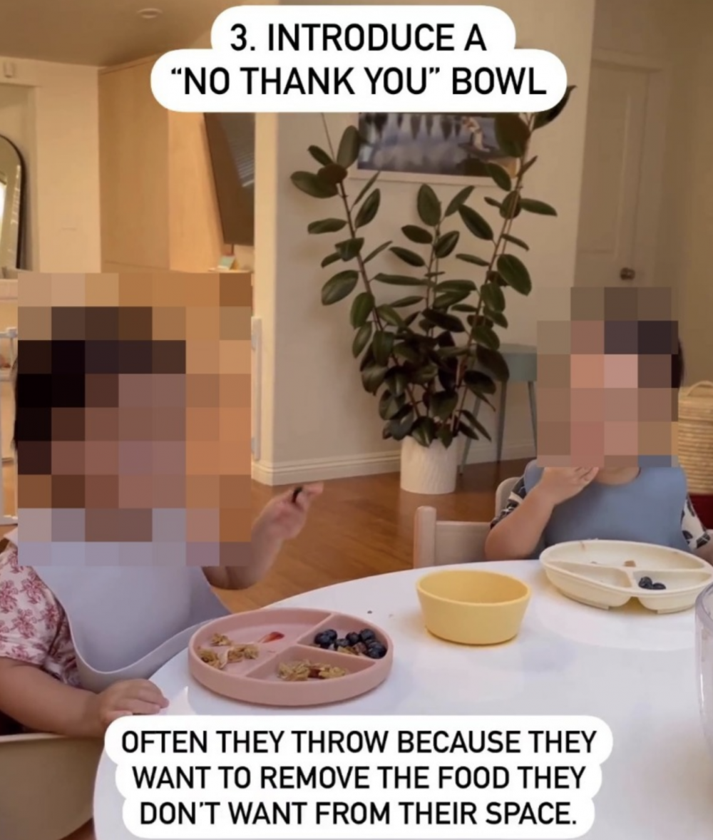 善用「不,謝謝」碗,也是其中一個方法。