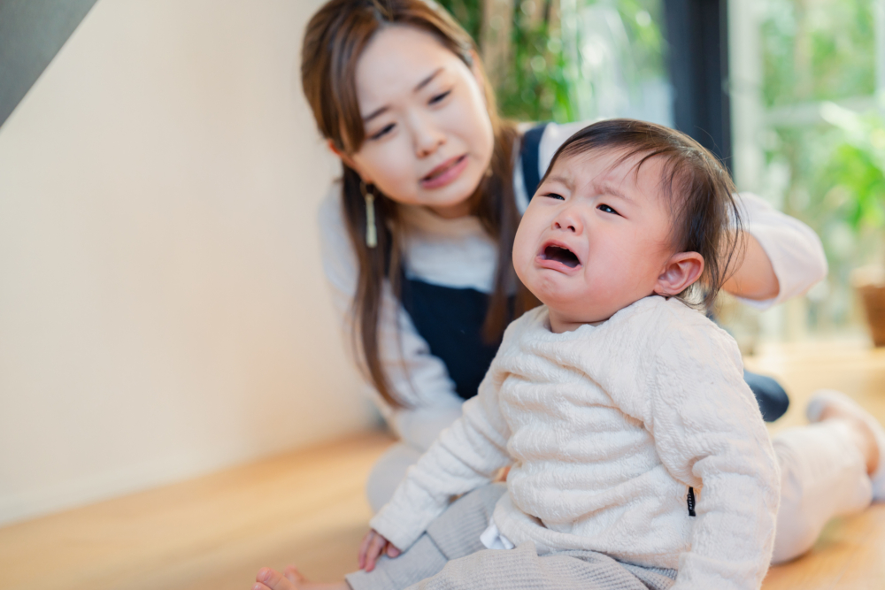 孩子哭鬧絕對是父母一場惡夢