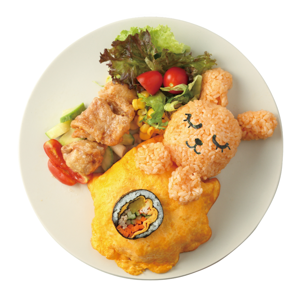 大廚特別推出的兔仔蛋包飯，好應節