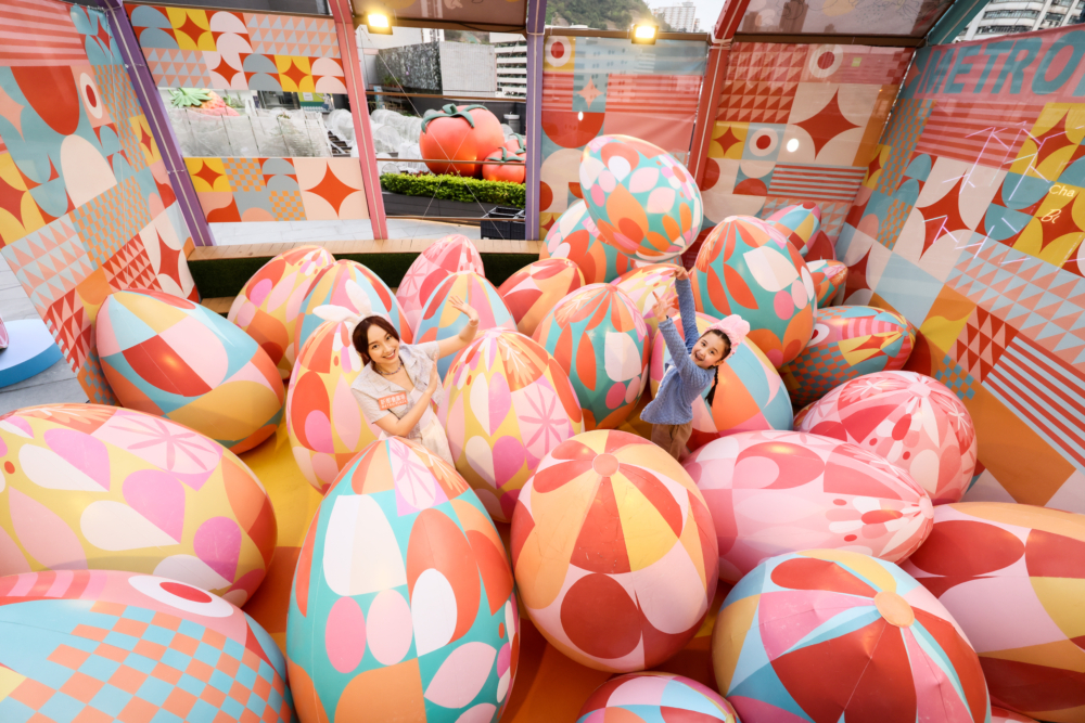 活動重點就是5樓天空小屋內的近40隻的立體彩蛋！