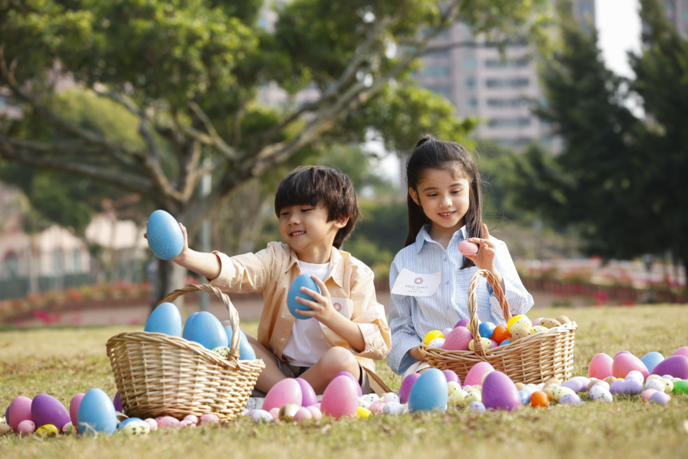 小朋友需要在限時內找到復活蛋。