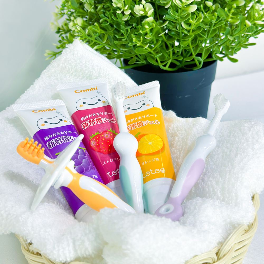 teteo幼兒牙刷分段訓練套裝 & 幼兒牙膏