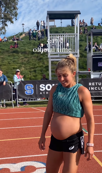 今年2月,Makenna在1,600米比賽中跑出5分17秒的記錄。