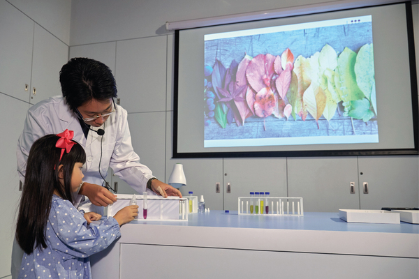 「彩色大自然」教小朋友尋找自然界色彩的來源。