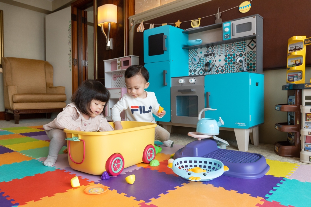 入住九龍香格里拉酒店的小朋友可免費使用遊樂園。