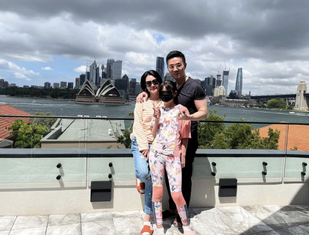小S早前和老公帶細女去澳洲旅遊。