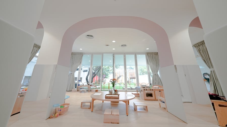 耀中國際學校根德道校園環境舒適。