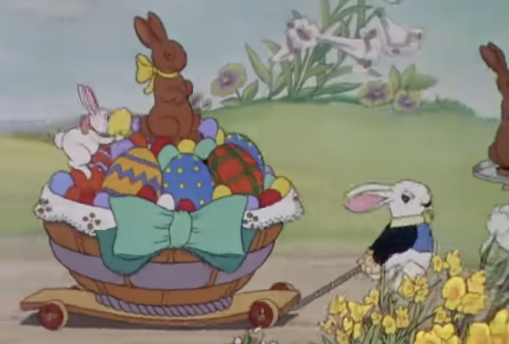 西方童話故事中，兔子會爲大家送來復活節禮籃。