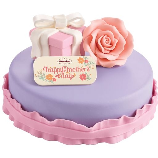 Häagen-Dazs™母親節系列蛋糕之「瑰麗寶盒雪糕蛋糕」。