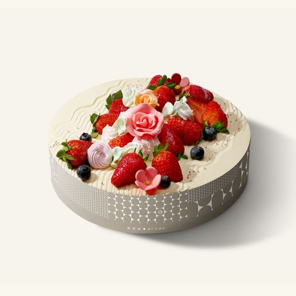 東海堂母親節系列蛋糕之茉莉花茶忌廉蛋糕。