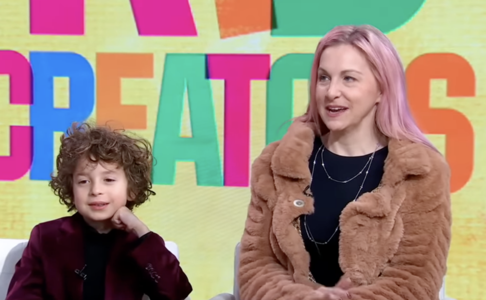 美國7歲天才縫紉師Max和媽媽Sherri。